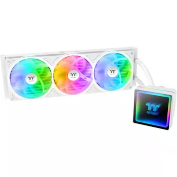 Viss-vienā šķidruma CPU dzesētājs THERMALTAKE TH360 V3 ARGB Sync Snow Edition (3x120mm, ARGB, AIO)