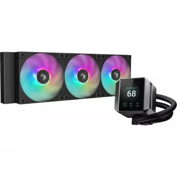 DeepCool MYSTIQUE 360 ARGB procesora All-in-one šķidruma dzesētājs 12 cm melns 1 gab.