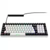 Sharkoon SKILLER SGK50 S2 White DE-Layout Gateron Yellow tastatūra