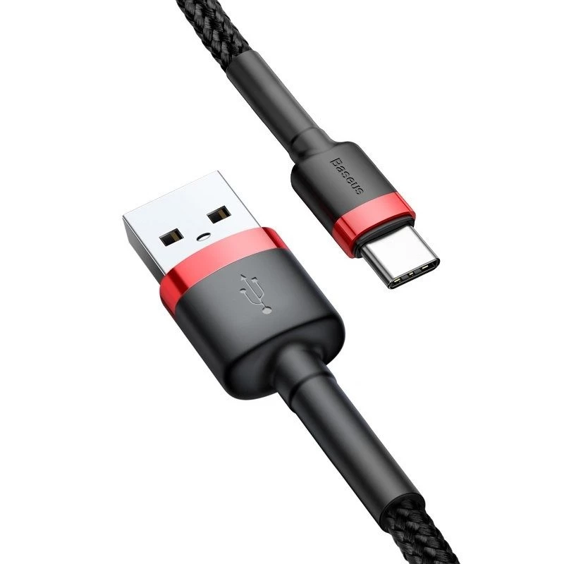 Mobilā tālruņa kabelis Baseus Sarkans 1m USB A USB C