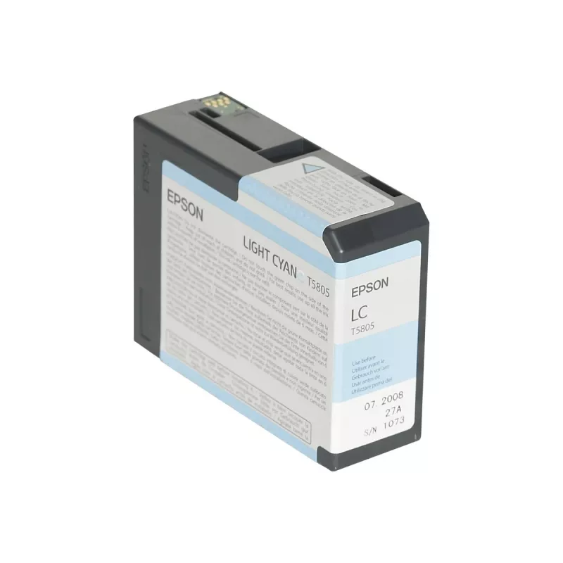 Epson Singlepack Light ciāna T580500, Light ciāna, pigmenta tinte, 80 ml, 1 gab., viena paka