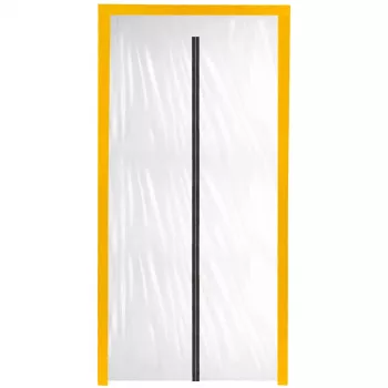 putekļu aizsargbarjera durvju remontam, putekļu aizkars 220X110 taisns