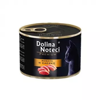 Mitrā kaķu barība Dolina Noteci DOLINA NOTECI Premium — Pīle, 185 g, pieauguši kaķi, bez lipekļa un sojas
