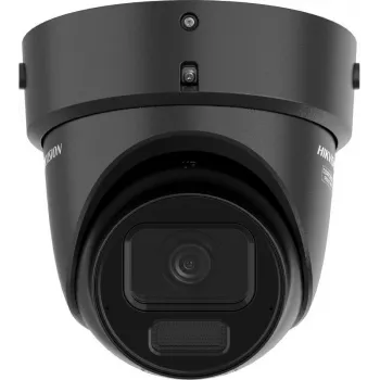 IP kamera Hikvision DS-2CD2H46G2H-IZSY(2.8-12mm)eFMelns — varifokāls 2,8–12 mm objektīvs, āra pretvandālu kupolveida korpuss