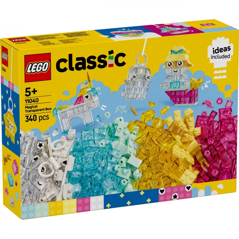 LEGO CLASSIC 11040 Burvīgā caurspīdīgā kaste