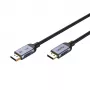 DisplayPort kabelis Unitek C1626GY01-1.5M — 1,5 m, DisplayPort 2.1, vīr.-vīr., 360 Hz, 15360×8640, pelēks