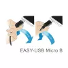 USB kabelis DeLOCK 83857 USB 2.0 3 m USB A Micro-USB B Melns