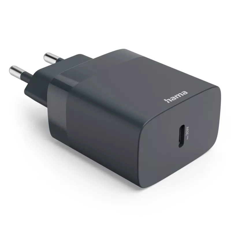 Hama 00086442 mobilās ierīces lādētājs Viedtālrunis Pelēks AC Ātrā uzlāde Iekštelpu