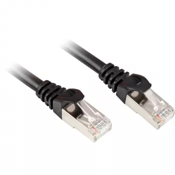 Tīkla kabelis Sharkoon RJ45 Cat.6 SFTP 1.5m melns