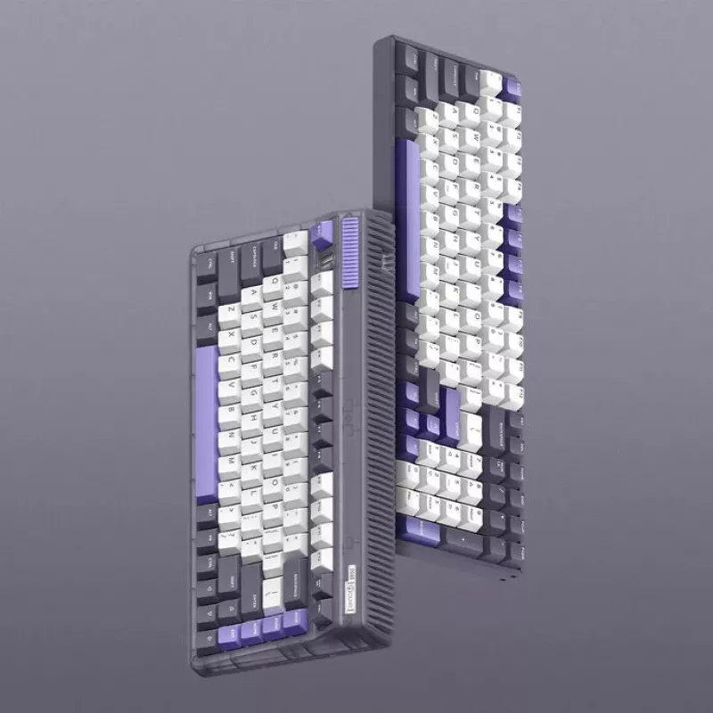 IQUNIX F97 Lavandin bezvadu spēļu tastatūra, RGB, MX Red slēdži, US