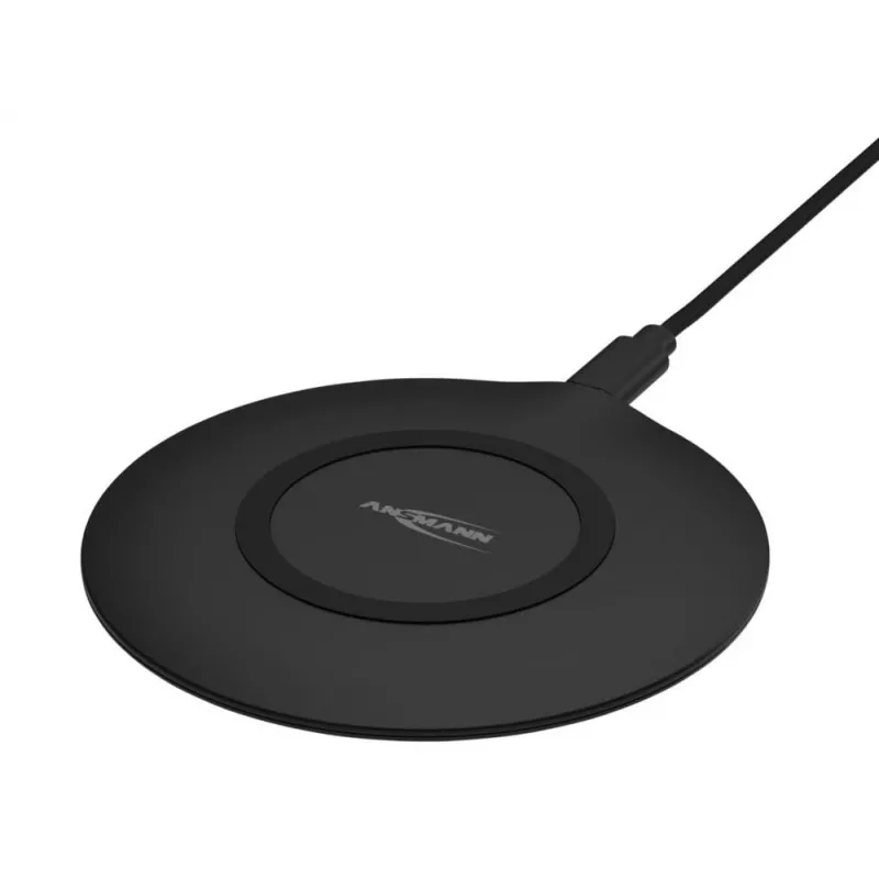 Bezvadu lādētājs Ansmann WiLine 15R viedtālrunim melns USB iekštelpām 9V