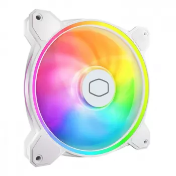 Ventilators Cooler Master MasterFan MF140 HALO² balta Edition