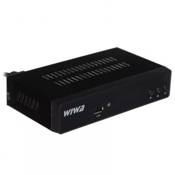 TV uztvērējs WIWA H.265 LITE — DVB-T / DVB-T2 uztvērējs ar H.265 atbalstu, Full HD, HDMI, USB, SCART