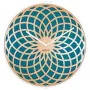 NeXtime pulkstenis 3149tq Sun Large, Ø50 cm, pie sienas, tirkīza