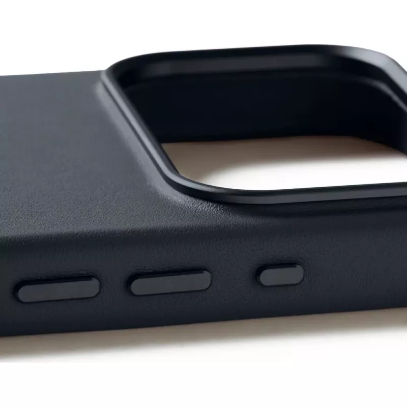 Mujjo Full Leather Case MagSafe vāciņš priekš iPhone 17 Pro pelēka
