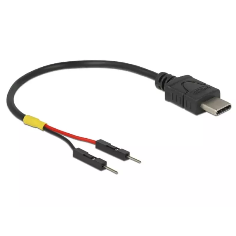 USB kabelis DeLOCK 85418 0.1 m USB C melns
