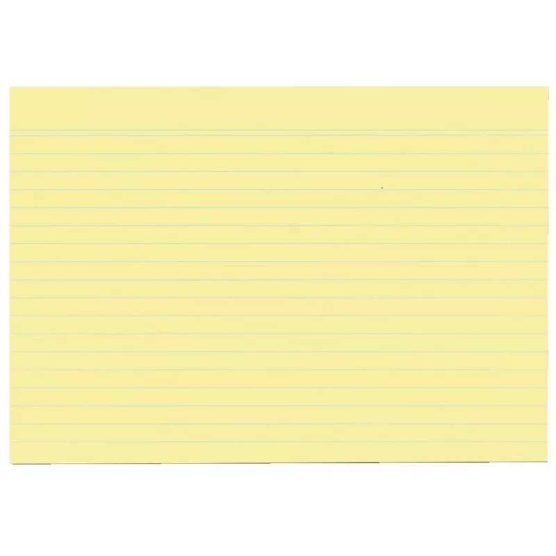 Index Card Herlitz 1150515 dzeltena 1 gab.