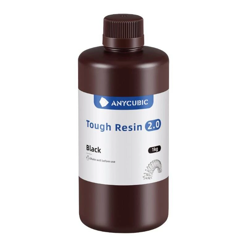 Fotopolimēra sveķi AnyCubic Tough Resin 2.0 Melna 1 kg SRX2BK-101A
