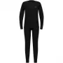 Odlo Set long MERINO 200 KIDS bērnu apakšveļas komplekts, izmērs 116 cm, melns