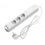 Viedā pagarinātājs Denver SHP-310U 3 AC kontaktligzdas F tips 3680 W