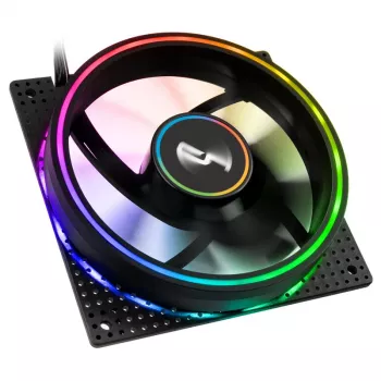 Ventilators Cryorig Crona S 120 mm Melns — 3 gab. iepakojumā, 400–1700 RPM, 60,6 cfm, 2,65 mmH₂O