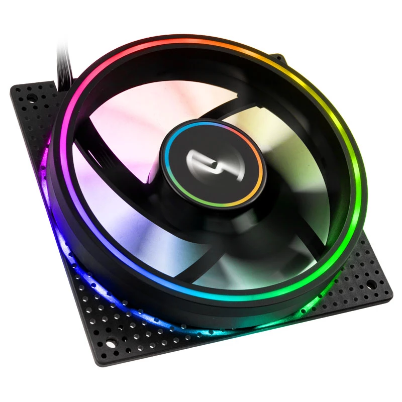 Ventilators Cryorig Crona S 120 mm Melns — 3 gab. iepakojumā, 400–1700 RPM, 60,6 cfm, 2,65 mmH₂O