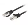 Lanberg kabelis Patch Cat.6 Ftp 0,5 M Melns Fluke Passato Iepakojums 10 Gabali (F/UTP, CAT6, 0,50m), Tīkla kabelis