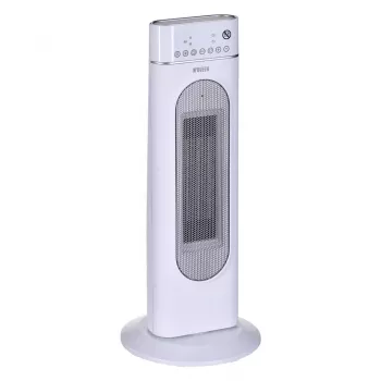Elektriskais keramiskais sildītājs NOVEEN PTC3000, 2000 W (1200 W min), LED displejs, taimeris, tālvadība, svārstības, balts