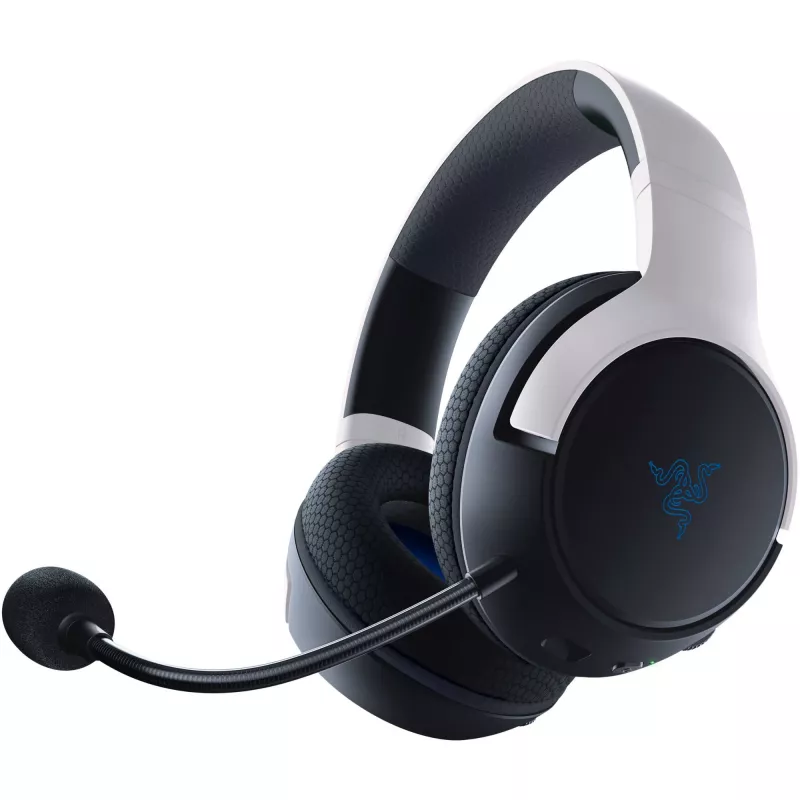 Razer Kaira HyperSpeed austiņas Bezvadu galvas saite Spēļu USB Type-C Bluetooth Balts, Melns