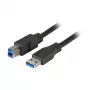 Efb K5236.1,8 USB kabelis melns