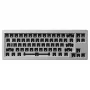 AKKO spēļu klaviatūras korpuss MonsGeek M7 VIA Barebone komplekts sudraba krāsā — barebone mehāniskās klaviatūras šasija, saderīga ar VIA programmaparatūru