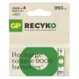 Baterijas R03/AAA NI-MH 950mAh blisteris 4 gab.