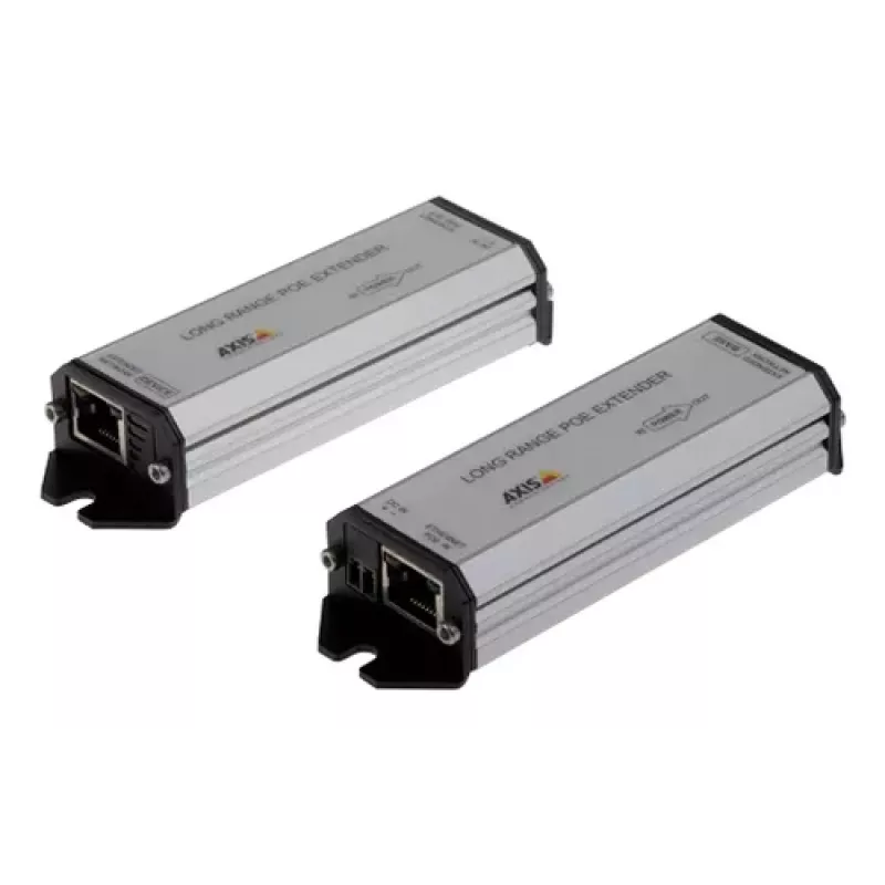 AXIS Long range PoE Extender kit - Repeater - 100Mb LAN - 10Base-T, 100Base-TX - RJ-45 / RJ-45 - up to 1 km