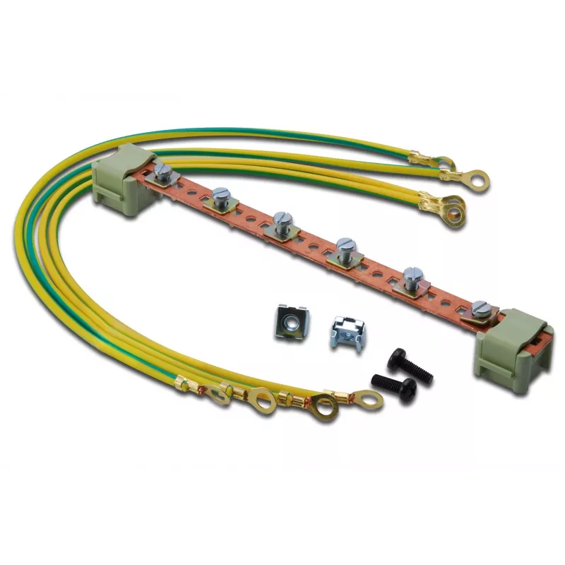 Potenciālu izlīdzināšanas sliede Digitus DN-19 EARTH 220 mm