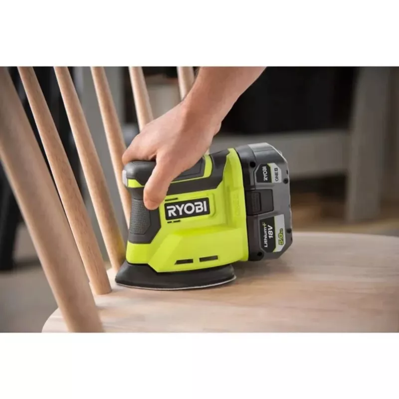 Ryobi RPS18-0, delta slīpmašīna, orbitāla, Velcro, melna, zaļa, plastmasa, 11000 apgr./min