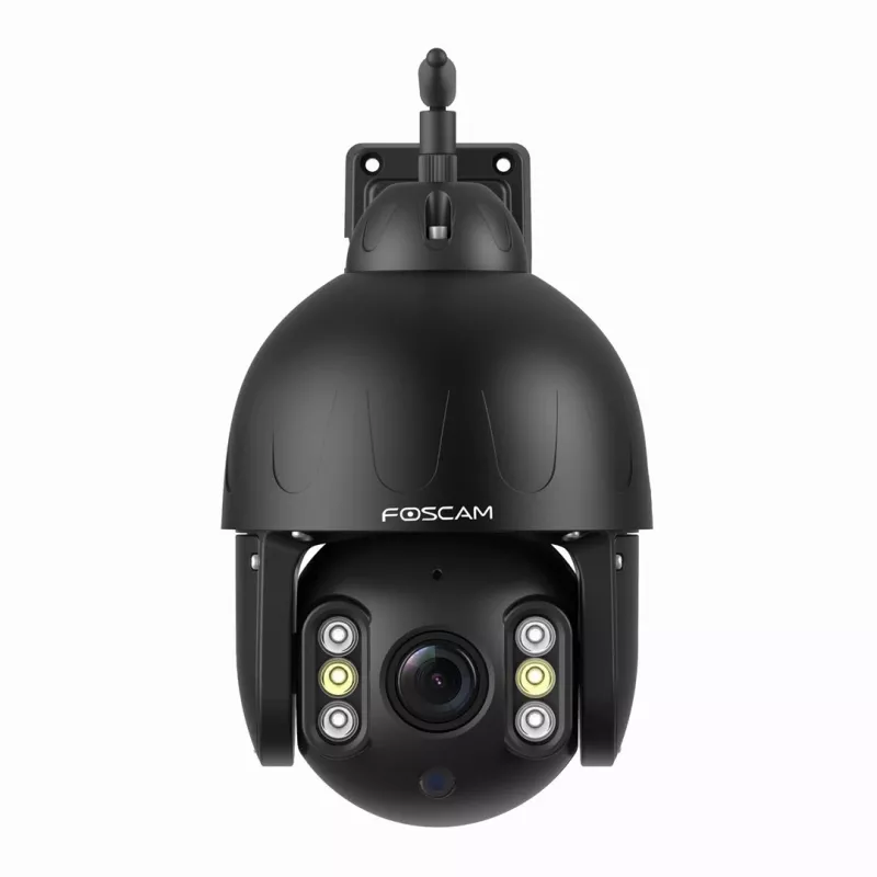 IP kupolveida novērošanas kamera Foscam SD8P 8MP, 4K 3840x2160, 4x optiskā tālummaiņa, PTZ, IR 50 m, Wi‑Fi, MicroSD līdz 256 GB