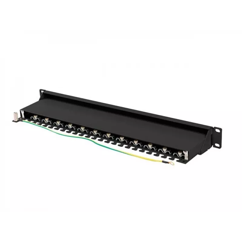 Patch panel 1U Lanberg PPS7-1024-B
