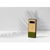 Mobilā tālruņa maciņš man and wood Samsung Galaxy S10 Plus — bambusa mežs melns