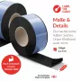 Label-The-Cable LTC Tough Tape Strap, āra āķu un cilpu lente 50mm, melna, 5m (LTC 1610-5-50)