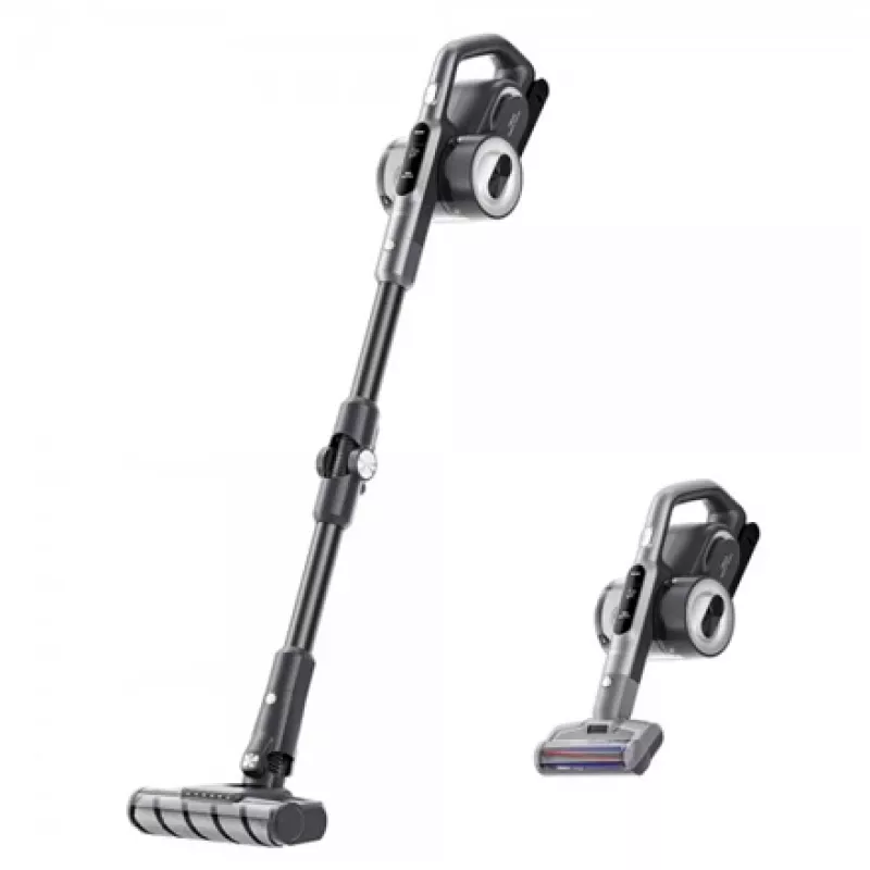 2-in-1 stieņa putekļsūcējs Jimmy H8 Flex – bezvada akumulators 25,2 V, 550 W, bezmaisu 0,5 L, melns