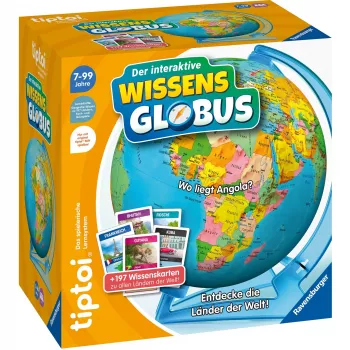 Izglītojoša rotaļlieta Ravensburger tiptoi Interaktīvais zināšanu globuss