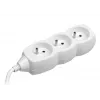 TRACER PowerCord pagarinātājs 1,5m 3 rozetes balts