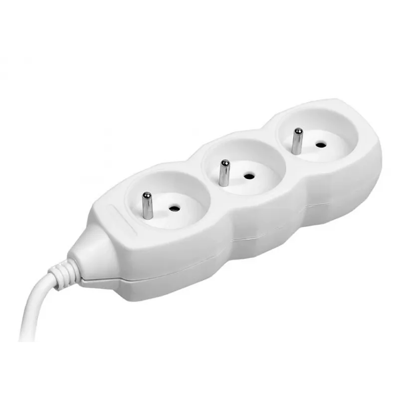 TRACER PowerCord pagarinātājs 1,5m 3 rozetes balts