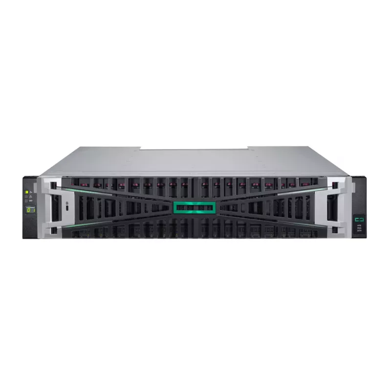 HPE MSA 2070 SFF 2x16Gb FC 4-portu kontrolieris 12x1.92TB SSD 4x16Gb SFP FC XCVR 23TB Storage Array