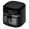 Adler AD 6318 karstā gaisa friteris, 8 l, 2500 W, LCD displejs, 9 programmas, melns