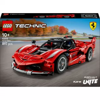 LEGO Technic Ferrari FXX K būvkonstruktors, mēroga modelis 1:10, 897 detaļas, vecumam 10+