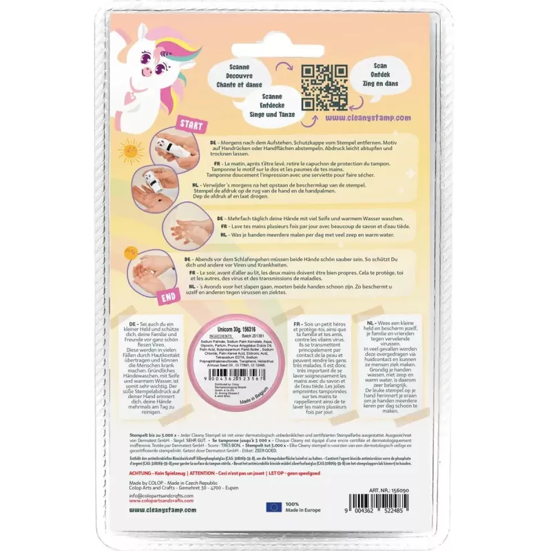 Zīmogs COLOP 156694 apaļš daudzkrāsains