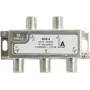 Triax SCS 4 - Kabeļu sadalītājs - 75 omi - 5 - 2400 MHz - sudraba - balts - sieviešu/sieviešu - 11,5 dB (349824)