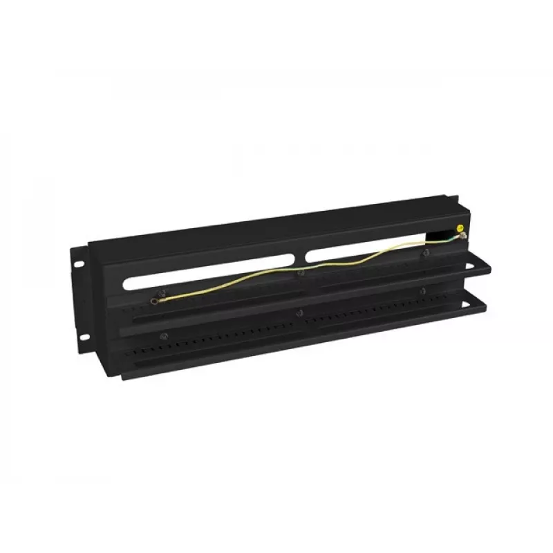 Kabeļu pārvaldības panelis Lanberg AK-VDP103-B Tērauds Melns 482.5mm
