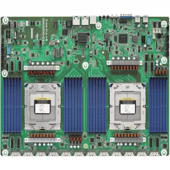 Mātesplate ASRock GENOA2D24G-2L+ — AMD SoC, Socket SP5, ATX, 24x DDR5 DIMM, līdz 12,3 TB, 2x GbE